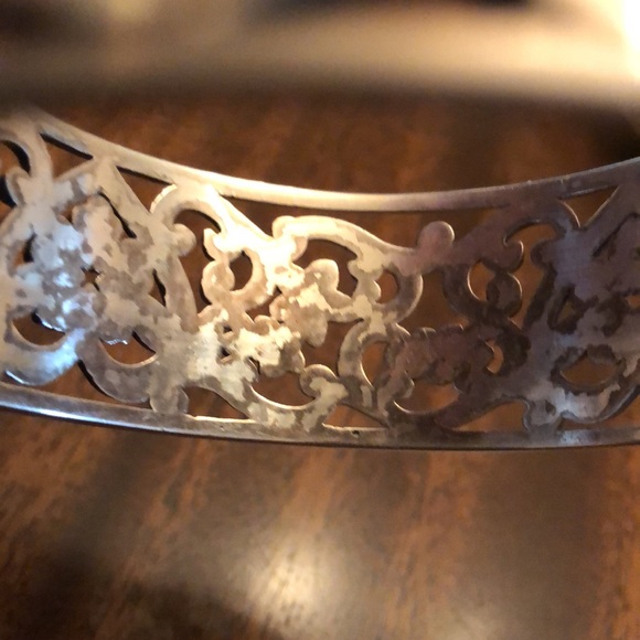 Vintage Brighton Scroll Heart bangle bracelet - Picture 9 of 10